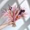 Natural Dried Pampas Grass Bouquet |17 Inch Blush Pink Pampas Grass Fall Pompas Eucalyptus Bundle Florals Decor Preserved Plants Flower Arrangement for Home Wedding